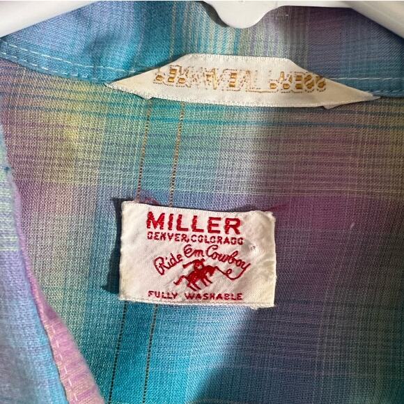 Miller Long Sleeve Button Up Casual Western Shirt Multicolor Womens Size 16 - Picture 11 of 12